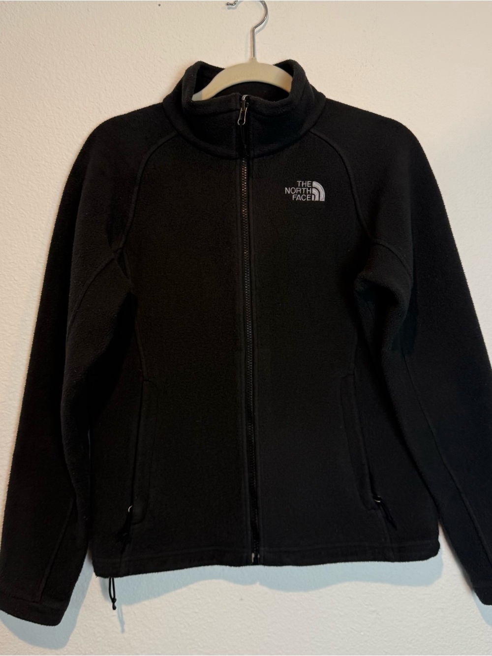 The North Face Black Fleece Zipper Light Weight Jacket Coat Women’s Size S